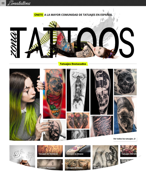 Captura de ZonaTattoos.com